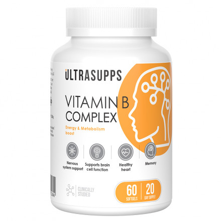 Витамины B ULTRASUPPS, 60 капсул