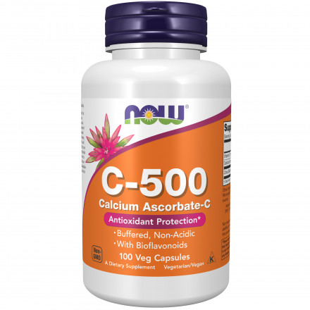 Витамин C NOW 500, 100 капсул