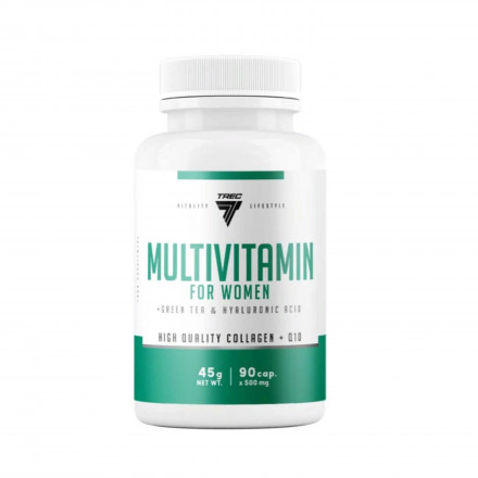 Витаминно-минеральный комплекс Trec Nutrition Multivitamin For Women, 90 капсул